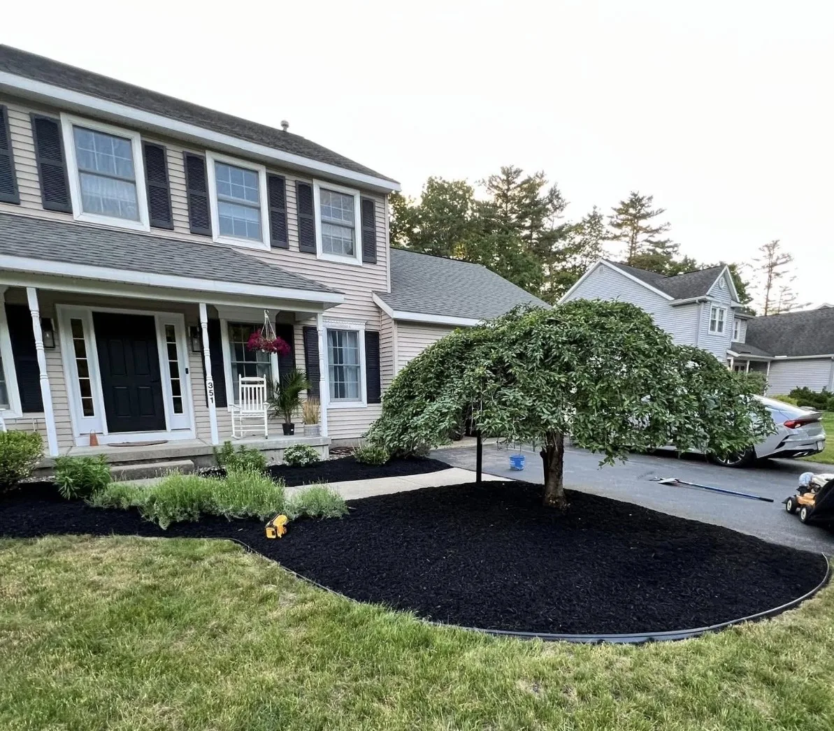 Property after landscaping
